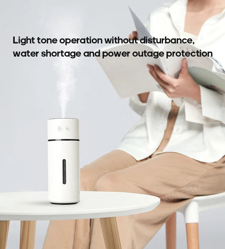 Glowva™ Portable Wireless Humidifier – Rechargeable Aromatherapy