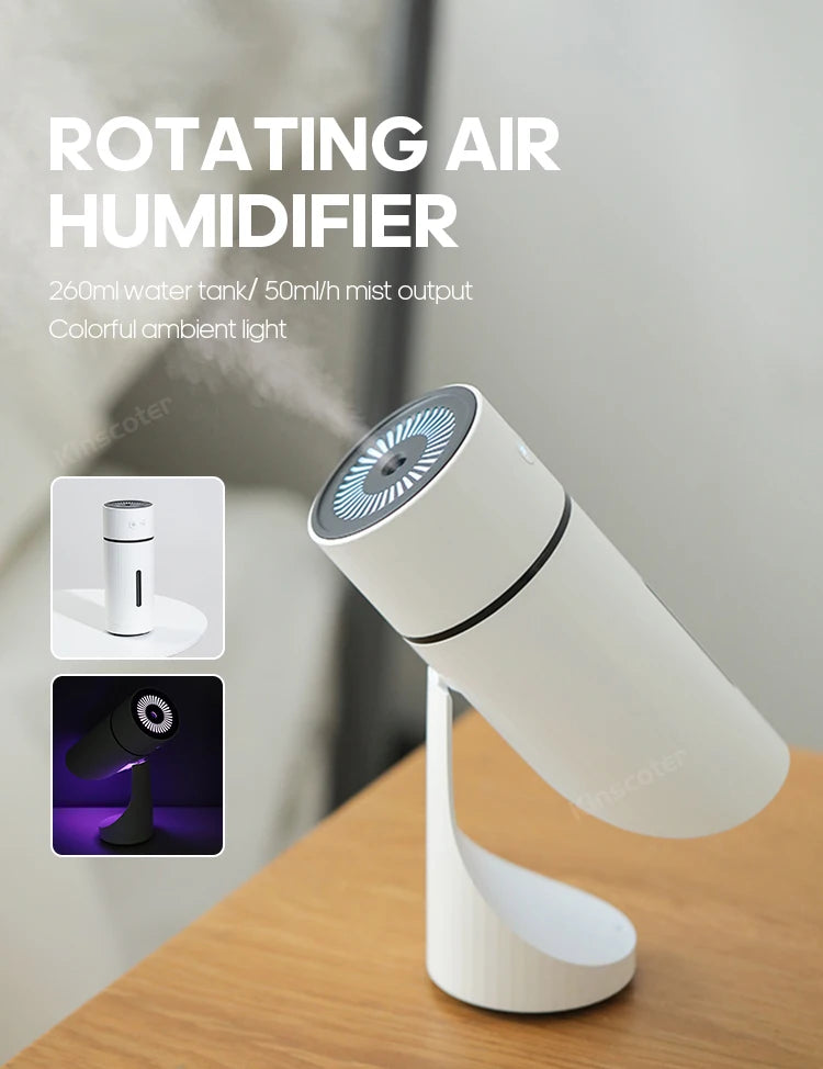 Glowva™ Portable Wireless Humidifier – Rechargeable Aromatherapy