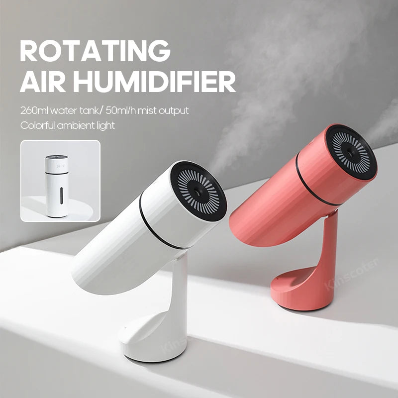 Glowva™ Portable Wireless Humidifier – Rechargeable Aromatherapy