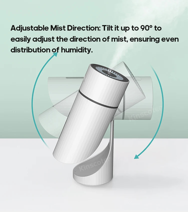 Glowva™ Portable Wireless Humidifier – Rechargeable Aromatherapy